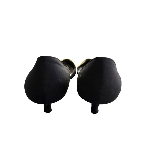 Butter Women’s Black Glitter Bow Spike Heels Size 8 | Item 3255 - Picture 5 of 10